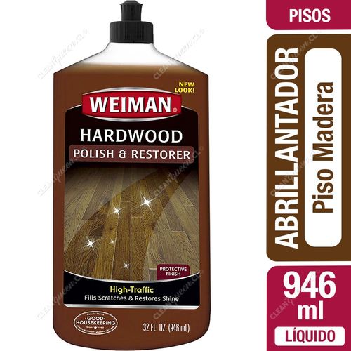 Abrillantador Líquido Weiman Pisos Madera 946 ml