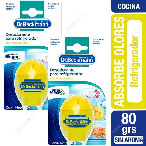 Absorbe Olores Refrigerador Dr. Beckmann 2 x 40 g