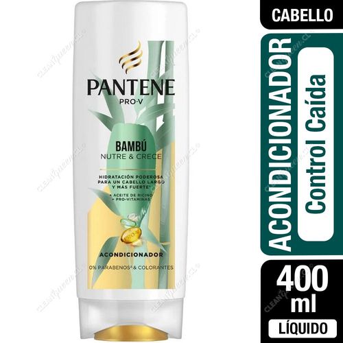 Acondicionador Pantene Bambú Control Caída 400 ml