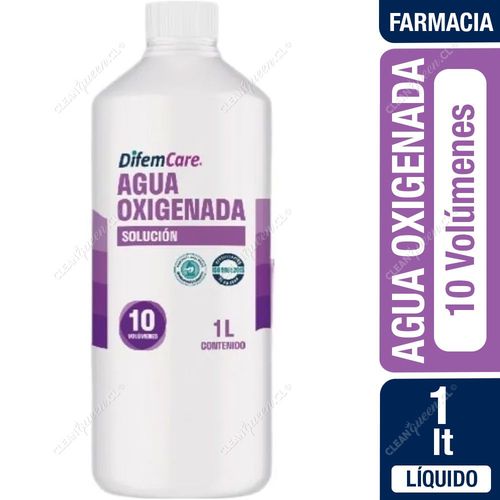 Agua Oxigenada 10 Volúmenes Difem 1 L