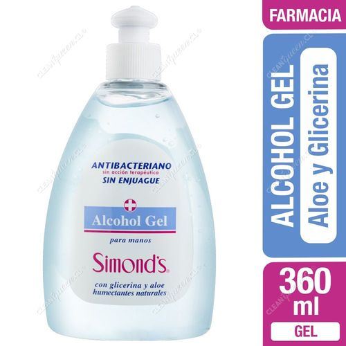 Alcohol Gel con Glicerina y Aloe Simond's 360 ml