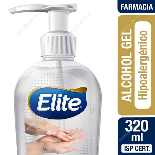 Alcohol Gel Hipoalergénico Elite 320 ml