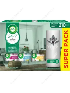 Aparato + Repuesto Aromatizante Freshmatic Air Wick Súper Pack 250 ml c/u 3 Unid