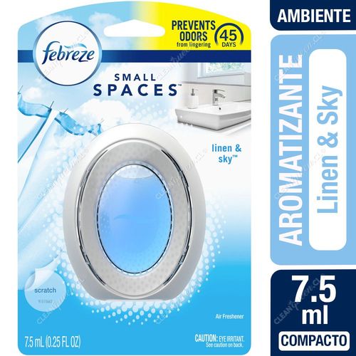 Aromatizante Ambiental Espacios Pequeños Febreze Linen & Sky 7.5 ml