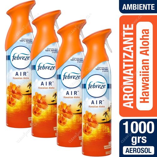 Aromatizante Ambiental Febreze Hawaiian Aloha 4 x 250 g