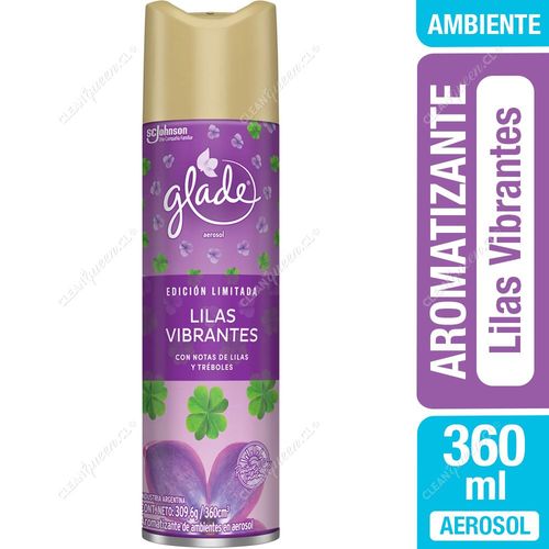 Aromatizante Ambiental Glade Lilas Vibrantes 360 ml