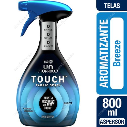 Aromatizante Telas Unstopables Febreze Touch Breeze 800 ml