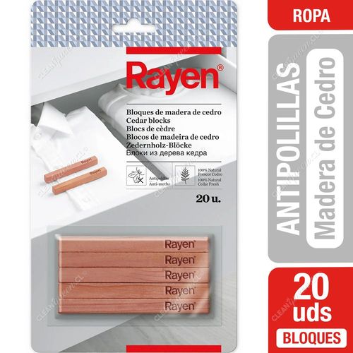 Bloques Madera Cedro Rayen 20 Unid