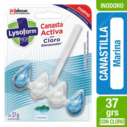 Canasta Activa Inodoro Lysoform Marina 37 g