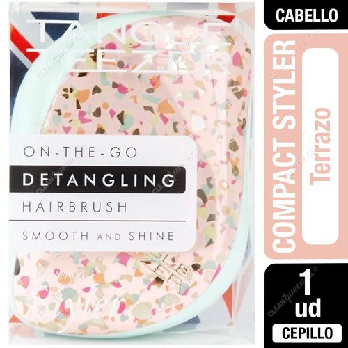 Cepillo Tangle Teezer Compact Styler Terrazo 1 Unid