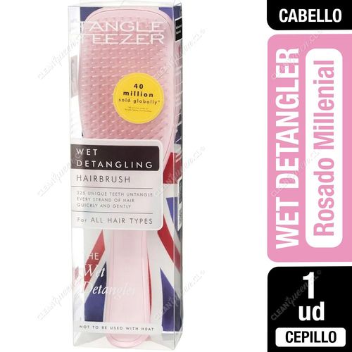 Cepillo Tangle Teezer Wet Detangler Rosado 1 Unid