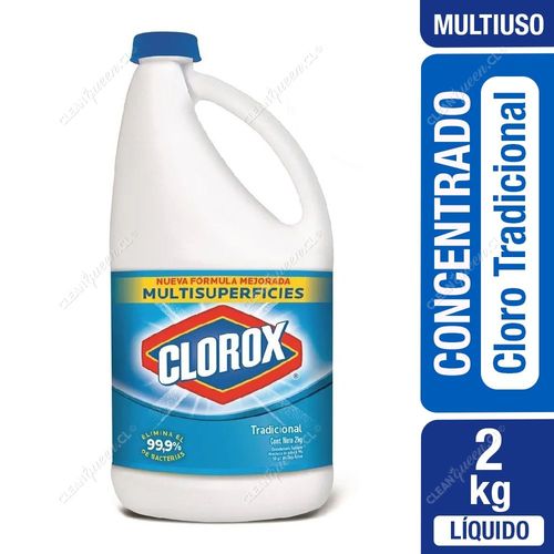 Cloro concentrado Clorox tradicional 2 kg