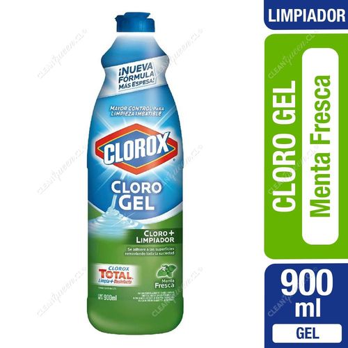 Cloro Gel Clorox Menta Fresca 900 ml