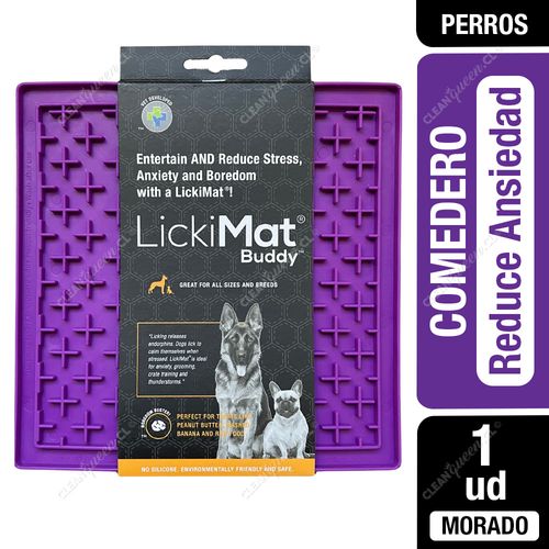 Comedero para Perro LickiMat Buddy Morado 1 Unid