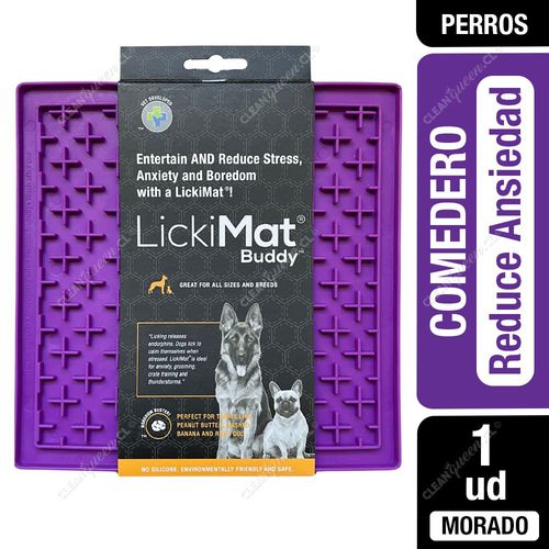 Comedero para Perro LickiMat Buddy Morado 1 Unid