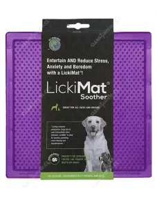 Comedero para Perro LickiMat Soother Morado 1 Unid