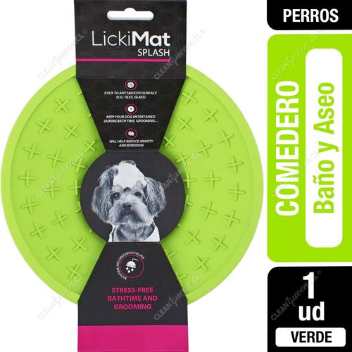 Comedero para Perro LickiMat Splash Verde 1 Unid