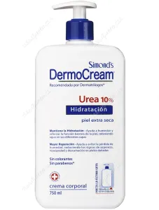 Crema Corporal Hidratante Urea 10% Simond's Dermocream 750 ml