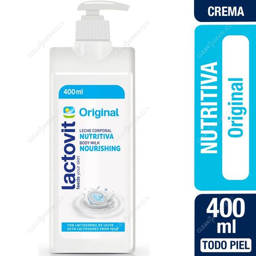 Crema Corporal Nutritiva Original Lactovit 400 ml