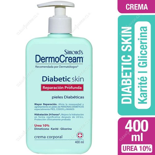 Crema Corporal Reparación Profunda Diabetic Skin Simond's Dermocream 400 ml