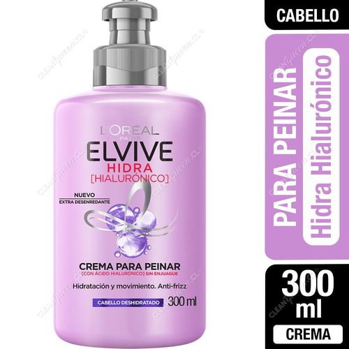 Crema Para Peinar Elvive Hidra Hialurónico 300 ml