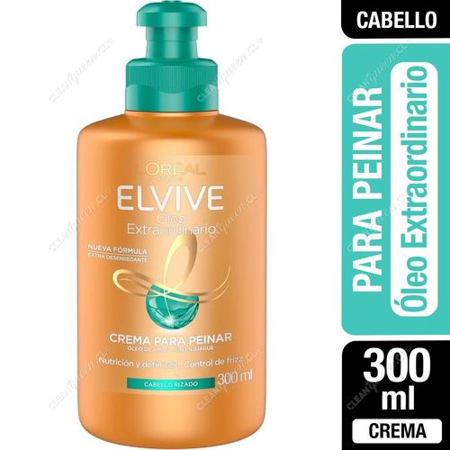 Crema Para Peinar Elvive Óleo Extraordinario 300 ml