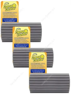 Damp Duster Scrub Daddy Gris 3 x 1 Unid