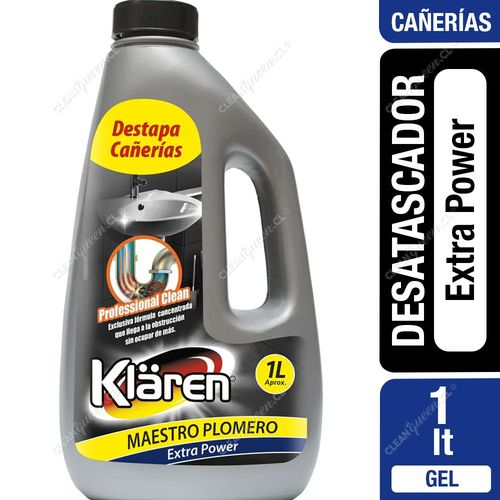 Desatascador Cañerías Klären Extra Power 1 L