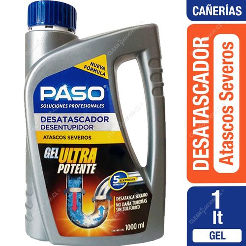 Desatascador Cañerías Paso Atascos Severos Express 1 L