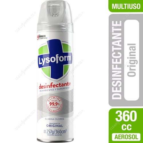 Desinfectante Aerosol Aroma Original Lysoform 360 cc