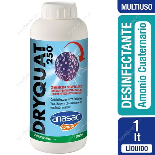 Desinfectante Concentrado Amonio Cuaternario Dryquat Anasac 1 L