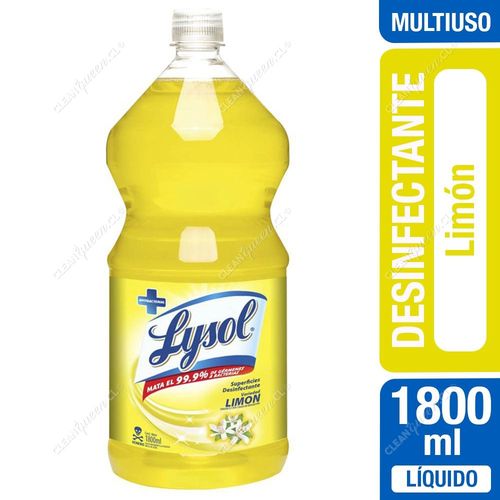 Desinfectante Líquido Limón Lysol 1800 ml