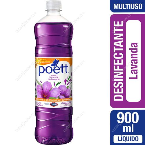 Desinfectante Líquido Poett Lavanda 900 ml