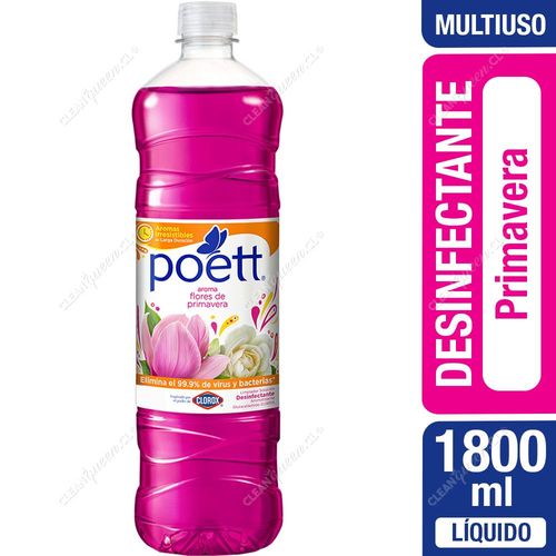 Desinfectante Líquido Poett Primavera 1800 ml