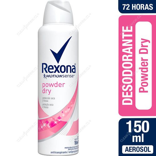 Desodorante Aerosol Mujer Rexona Powder Dry 150 ml