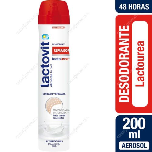 Desodorante Aerosol Reparador Lactourea Lactovit 200 ml