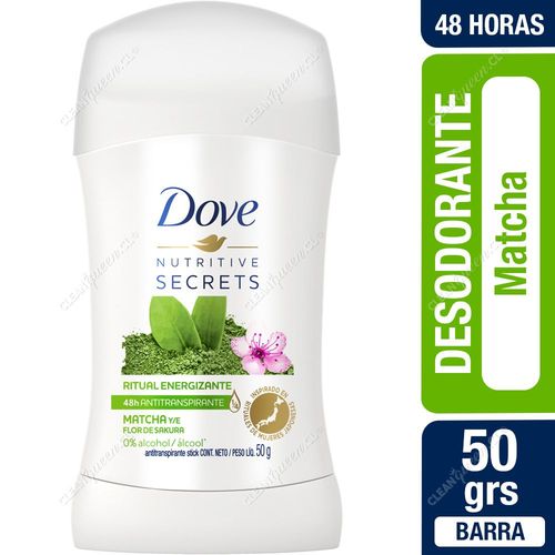 Desodorante Barra Mujer Dove Nutritive Secrets Matcha & Flor de Sakura 50 g