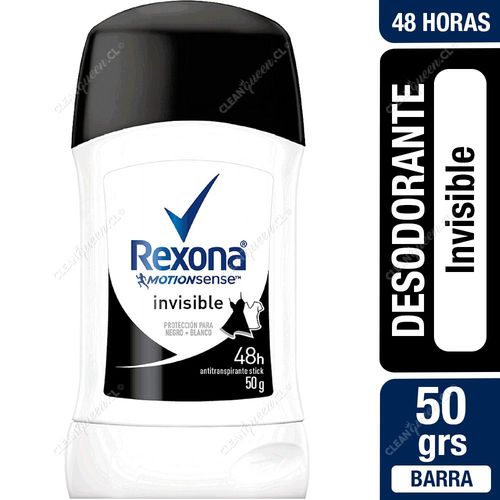 Desodorante Barra Mujer Rexona Invisible 50 g