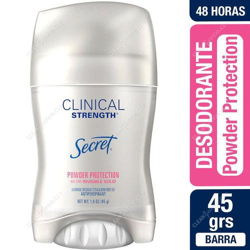 Desodorante Barra Secret Clinical Invisible Powder Protection 45 g