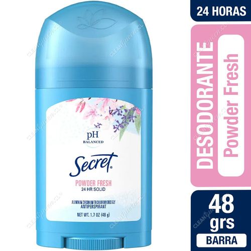 Desodorante Barra Secret Powder Fresh 48 g