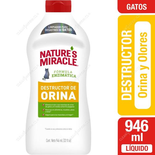 Destructor de Orina para Gato Nature's Miracle 946 ml