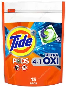 Detergente Cápsulas Tide Ultra Oxi 15 Unid