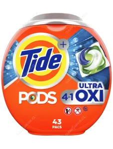 Detergente Cápsulas Tide Ultra Oxi 43 Unid