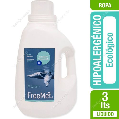 Detergente Ecológico Concentrado Freemet Hipoalergénico 3 L