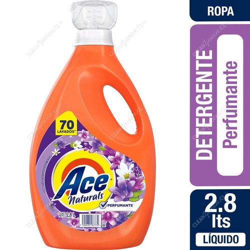 Detergente Líquido Ace Naturals Perfumante 2.8 L