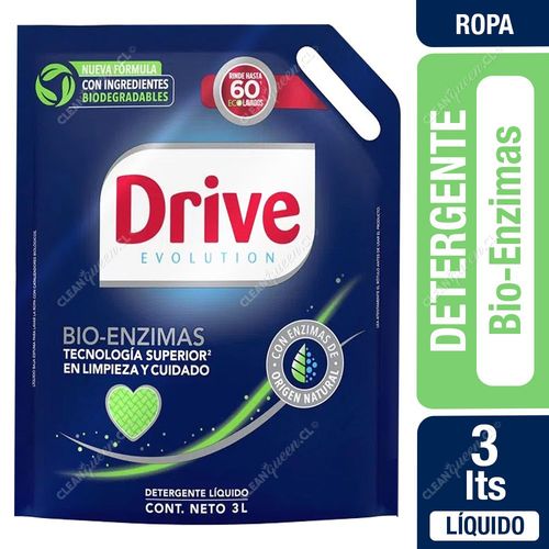 Detergente Líquido Drive Bioenzimas Recarga 3 L