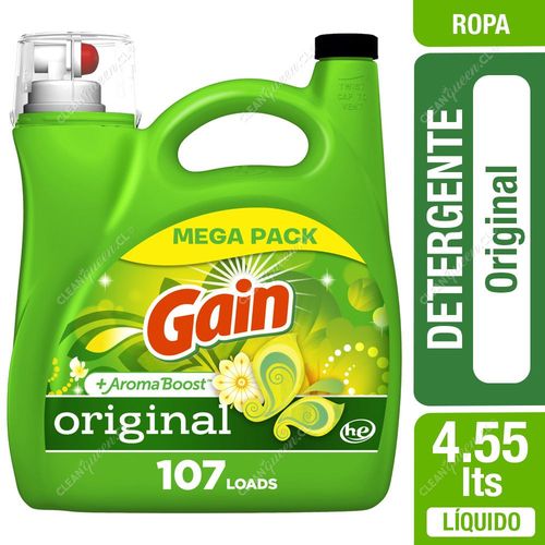 Detergente Líquido Gain Original 4.55 L