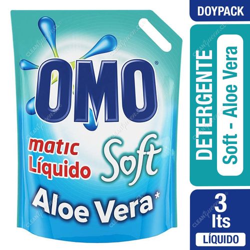 Detergente Líquido Omo Soft Aloe Vera 3 L