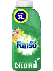 Detergente Líquido Rinso Para Diluir 500 ml Rinde 3 L