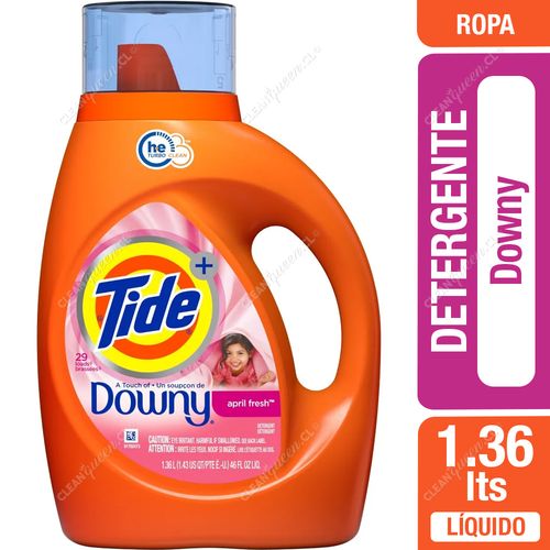 Detergente Líquido Tide Downy April Fresh 1.36 L